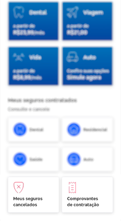 Área de seguros - Depois do teste